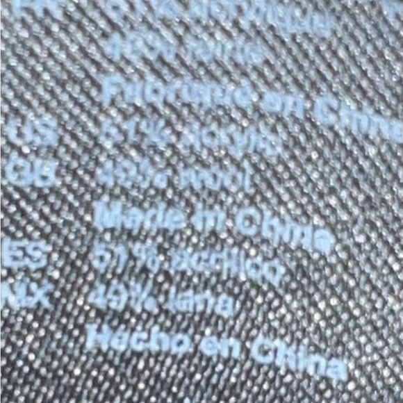 SANDRO Moria Wool Gray colorblock patchwork Sweater sophisticate preppy women XL - Picture 12 of 13